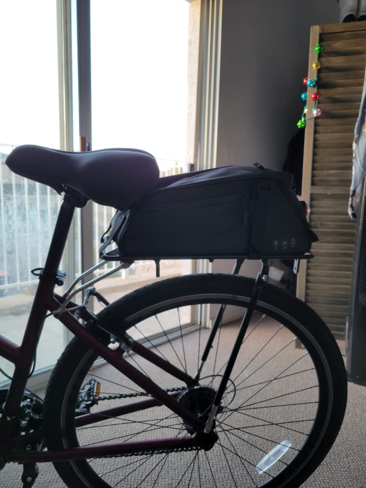 6/mo Finance Schwinn Rear Bike Cargo Rack, Durable Rack Holds 26 lbs