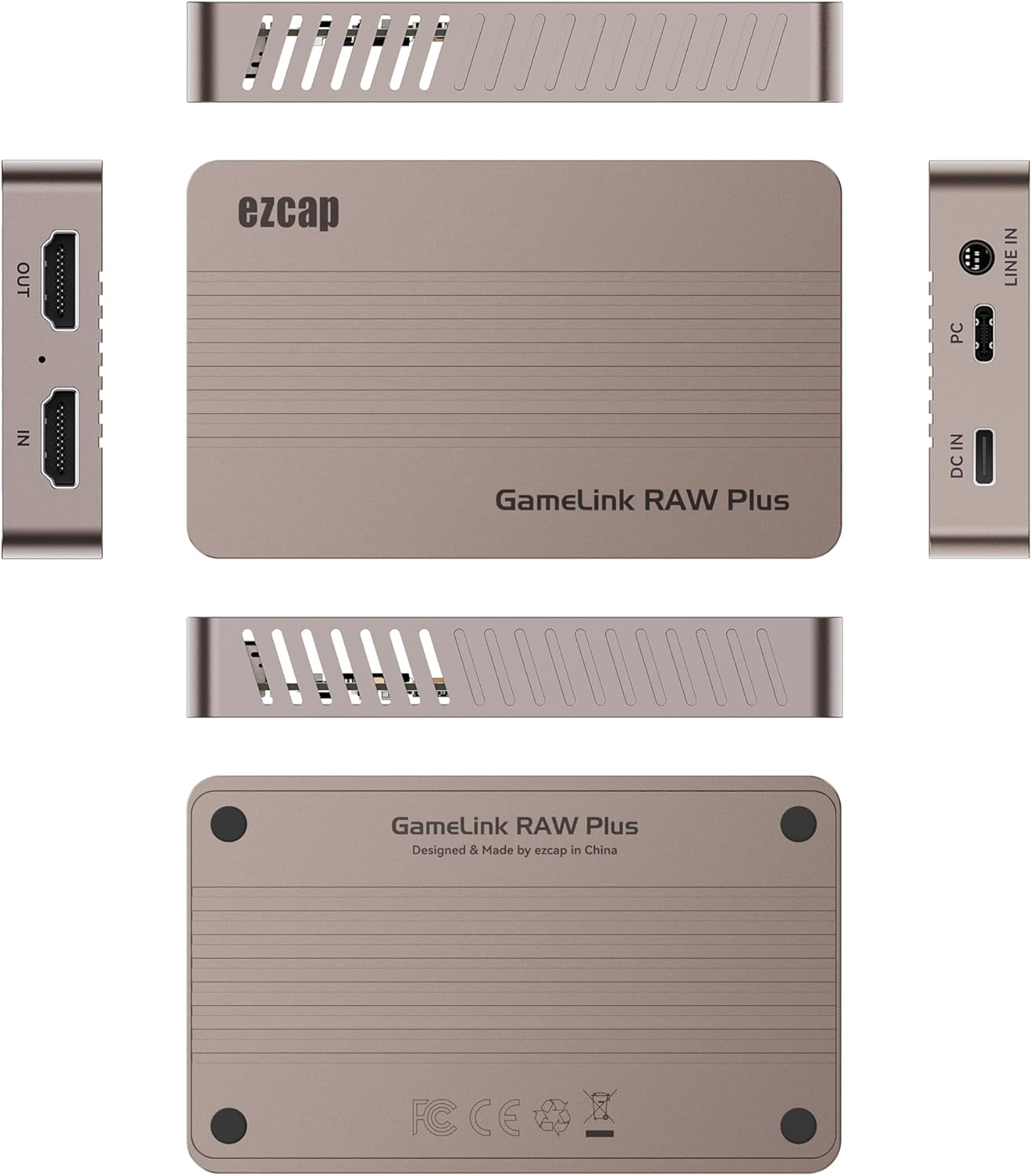 4K HDMI Video Capture Card - USB 3.1 Gen1, Broad Compatibility with Windows, MacOS, Linux, Plug and Play, Perfect for Live Streaming and Recording