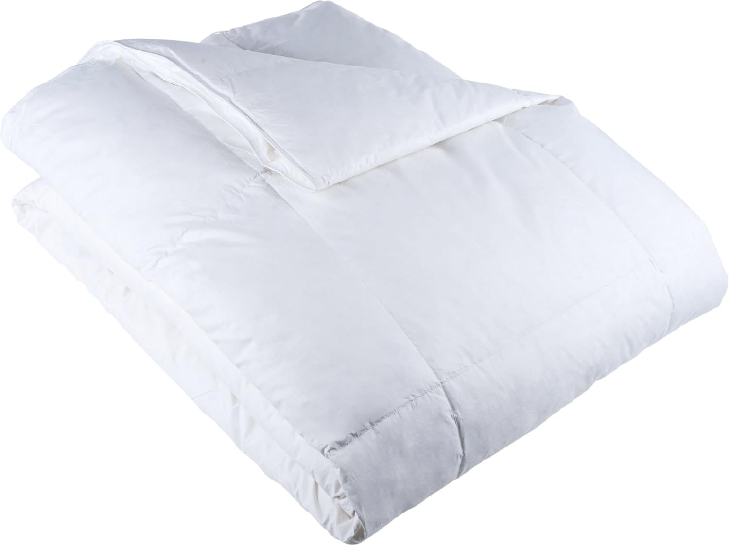 Lavish Home White, Ultra-Soft Goose Down Alternative, Hypo-Allergenic, Quilted Box Stitched, All Season Comforter, Full/Queen (Pack of 1)