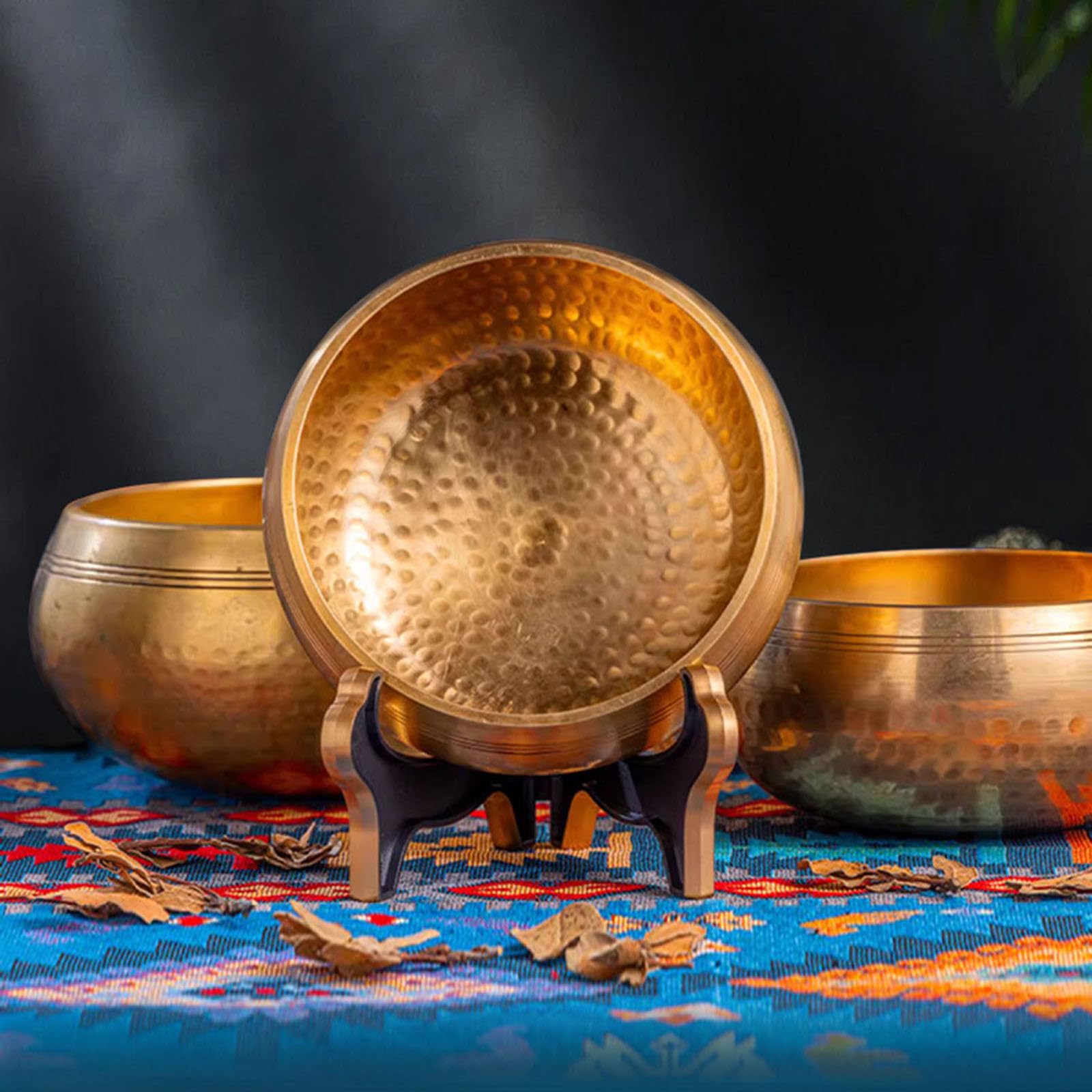 Campana tibetana multiuso in ottone, meditazione yoga fatta a mano, adatta per musica consapevole e terapie massaggio, consulenza sonora