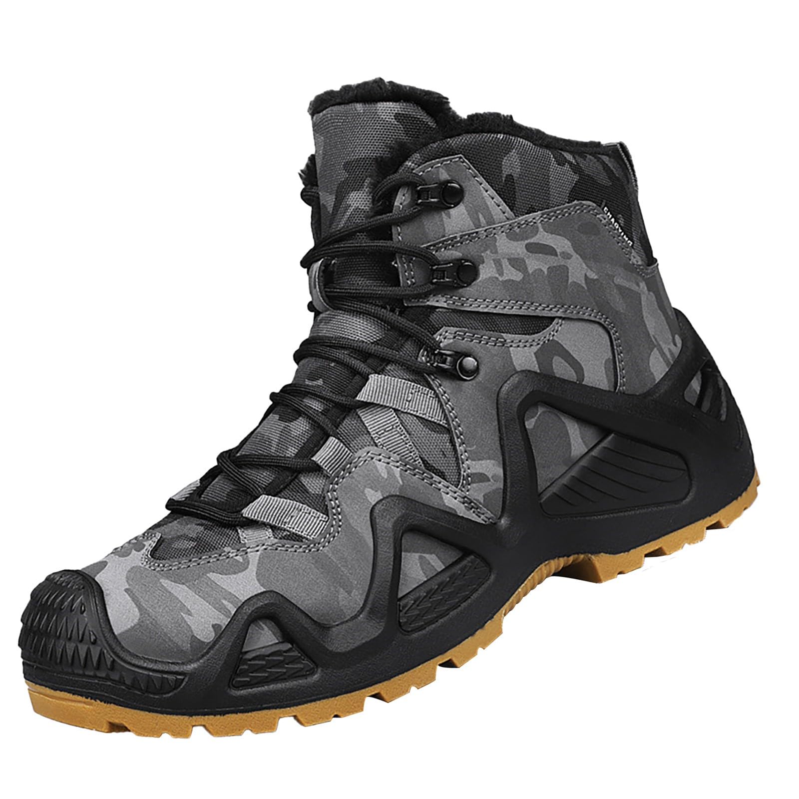Botas de trekking para hombre, impermeables, botas de nieve, informales