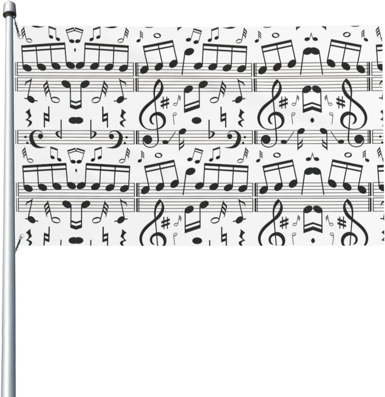 Music Note print Personalized flags Outdoor decorative