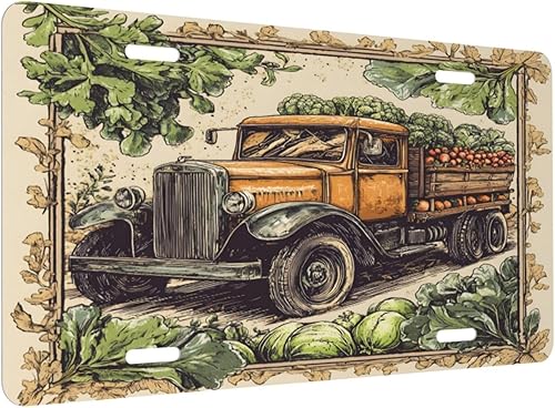 Miniatura 2 de Placa frontal de Acción de Gracias, accesorio de decoración de automóvil, accesorio de decoración de automóvil de aluminio de metal, divertida