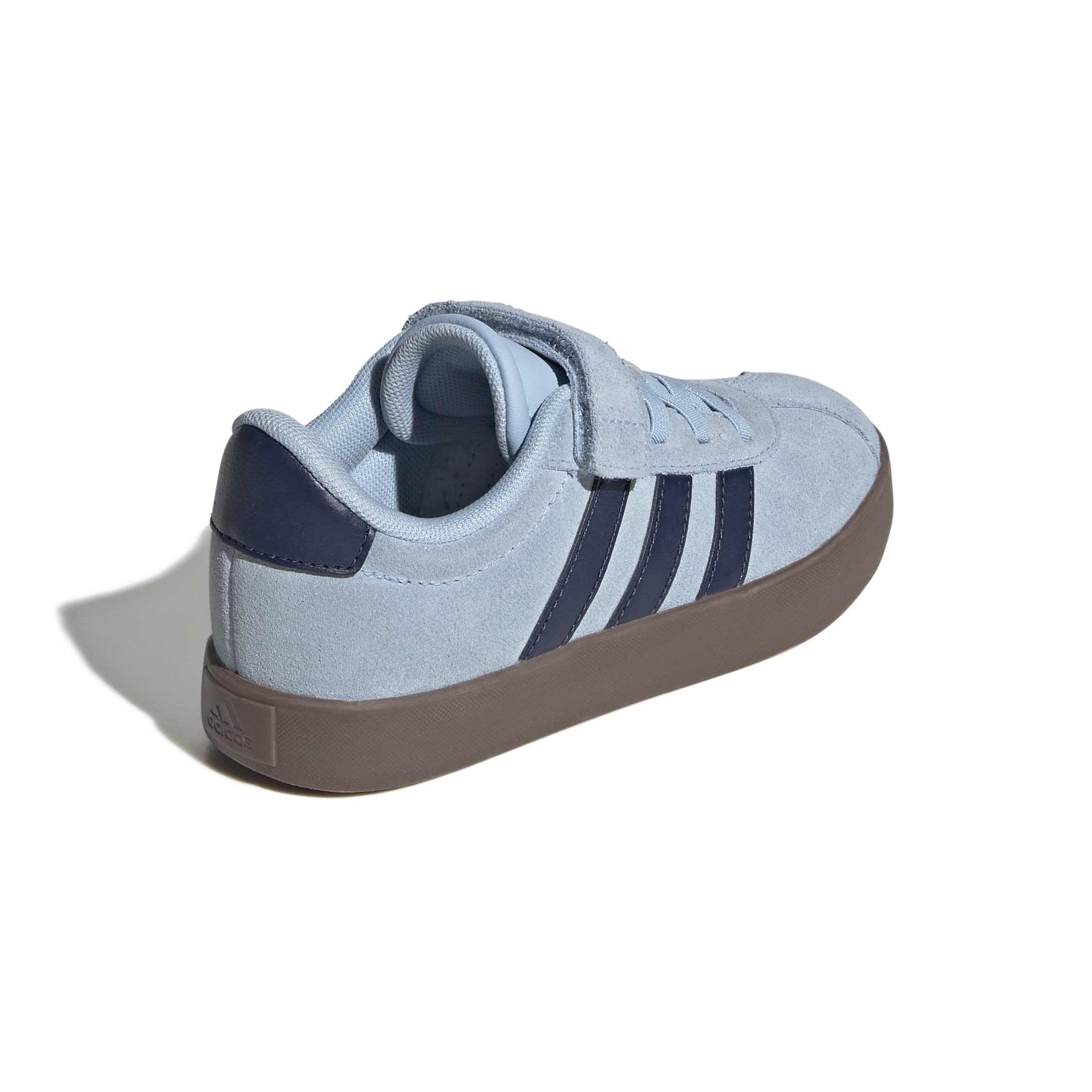 adidas Uniseks - dzieci Vl Court 3.0 Hook And Loop Kids Shoes, clear sky/night indigo/GUM5, 28 EU