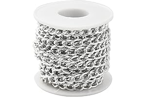 16.4 Feet Aluminum Curb Chains for Jewelry Making