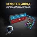 Ant Esports ICE Flow 240 ARGB 240mm ARGB Liquid Cooler/AIO with Display - Black | Support Intel & AMD CPU Socket AM5, AM4, AM3, LGA1700, 1200, 2066, 1151 | Evaporation-Proof Tubing | Dual-Chamber Pump gallery image