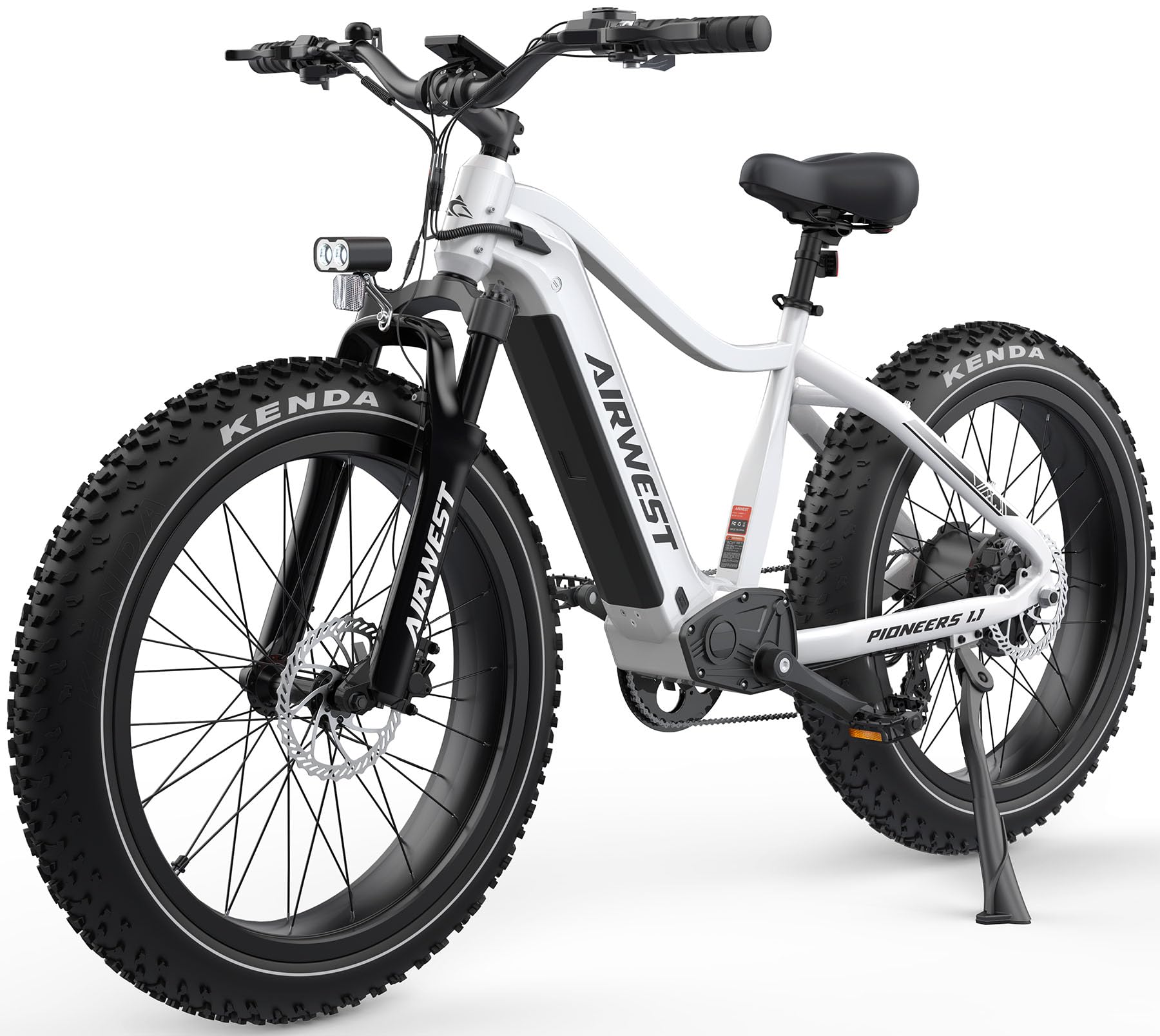 VTT électrique Adulte 250W – Autonomie 50km, Batterie 48V Amovible, 7 Vitesses, Suspension Hydraulique, Cadre Pliable