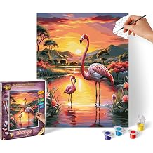Schipper Flamingos Paint by Number Kit