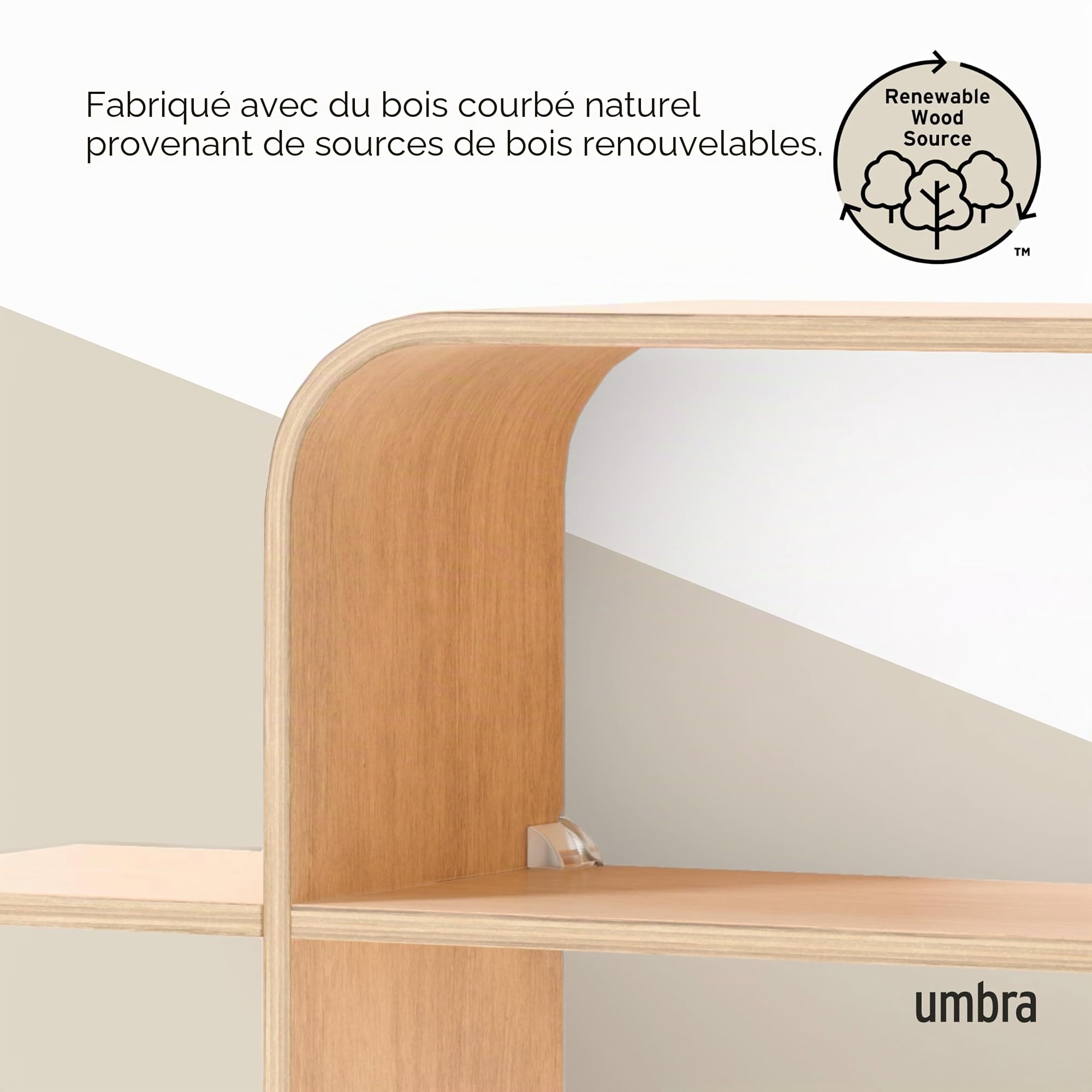 Umbra Montage Étagère Murale, Naturel