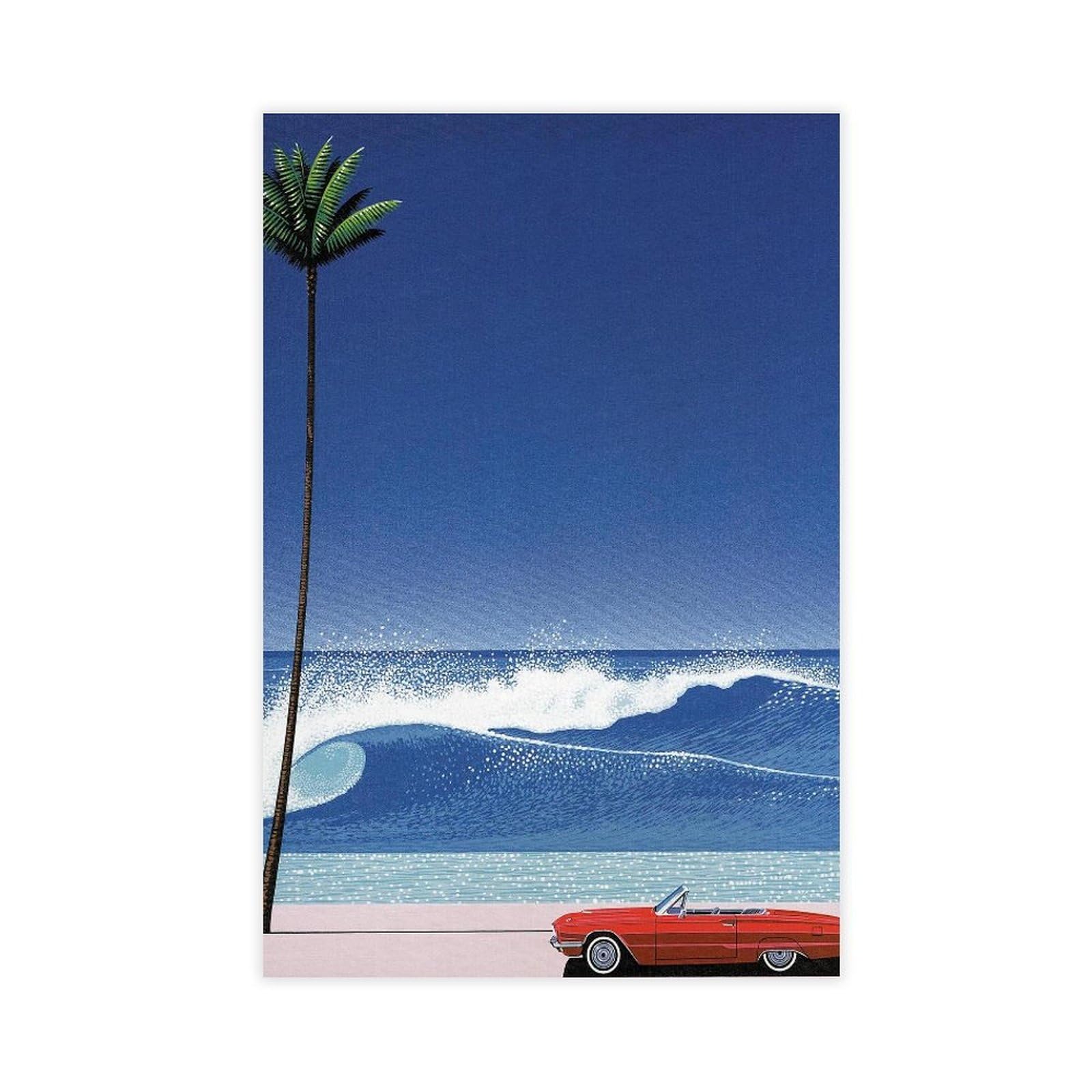 QGVBGF Hiroshi Nagai Art Print Canvas Poster Bedroom Decor Landscape Office Room Decor Gift 08x12inch(20x30cm)