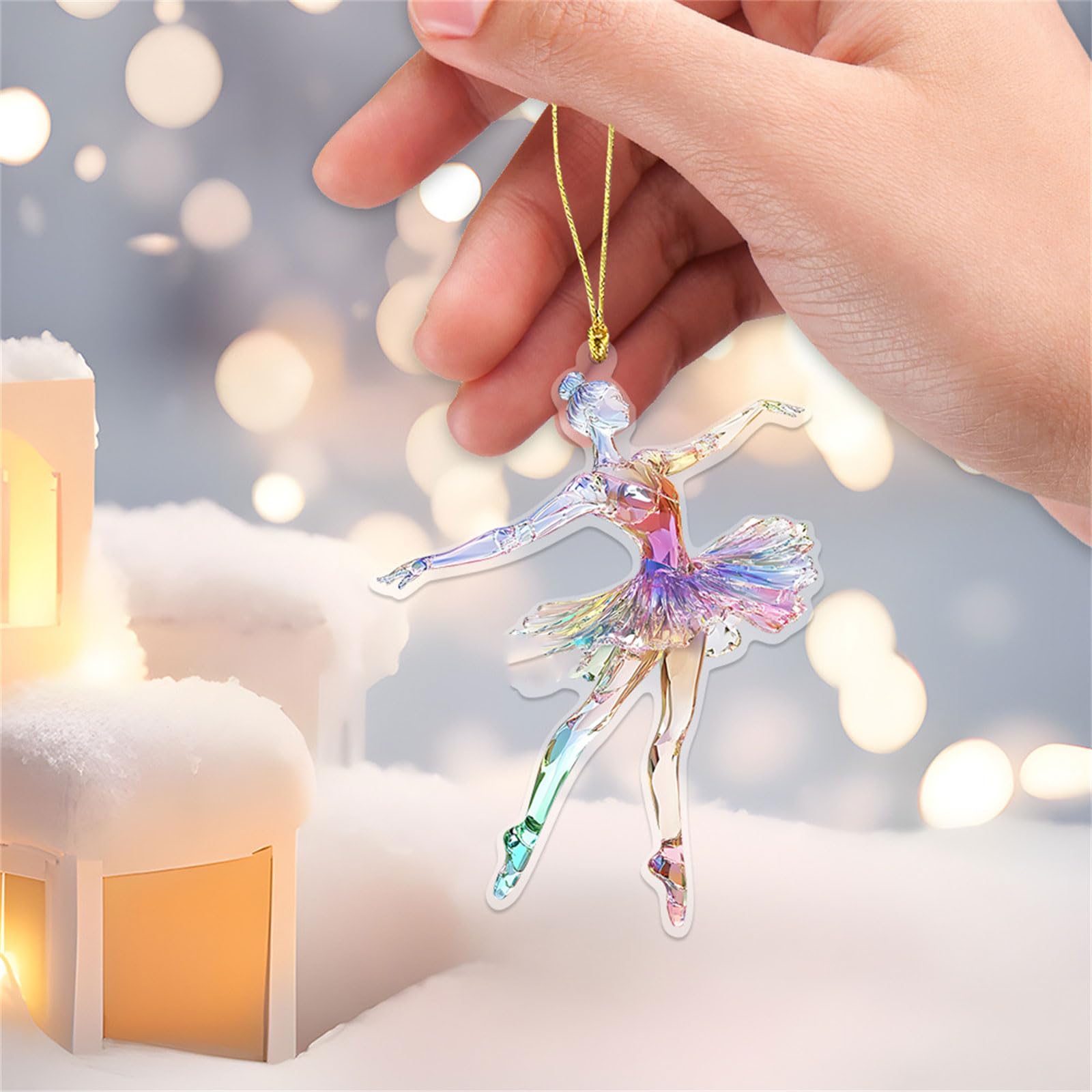 Portachiavi Ballerina Ciondolo Accessorio Per Borse e Auto