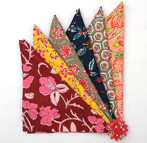 Miniatura 6 de Servilletas, toallas de cocina, decoración de mesa, ropa de mesa, servilletas de algodón, servilletas de tela, juego de 8, tamaño 20 x 20 pulgadas,