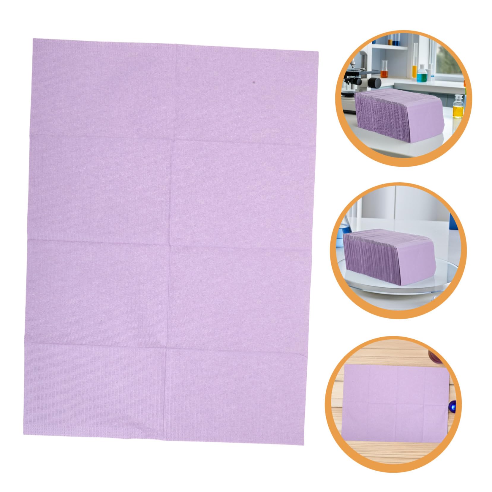 Holibanna 125 Pezzi Di Asciugamano Cuscino Per Unghie Bavaglini Per Pazienti Odontoiatrici Bavaglini Di Carta Per Unghie Tappetino Per Manicure Tappetino Per Nail Art