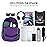 Gonex Ultra Lightweight Packable Backpack Daypack Handy Foldable Camping Outdoor Travel Cycling Backpacking(Purple)