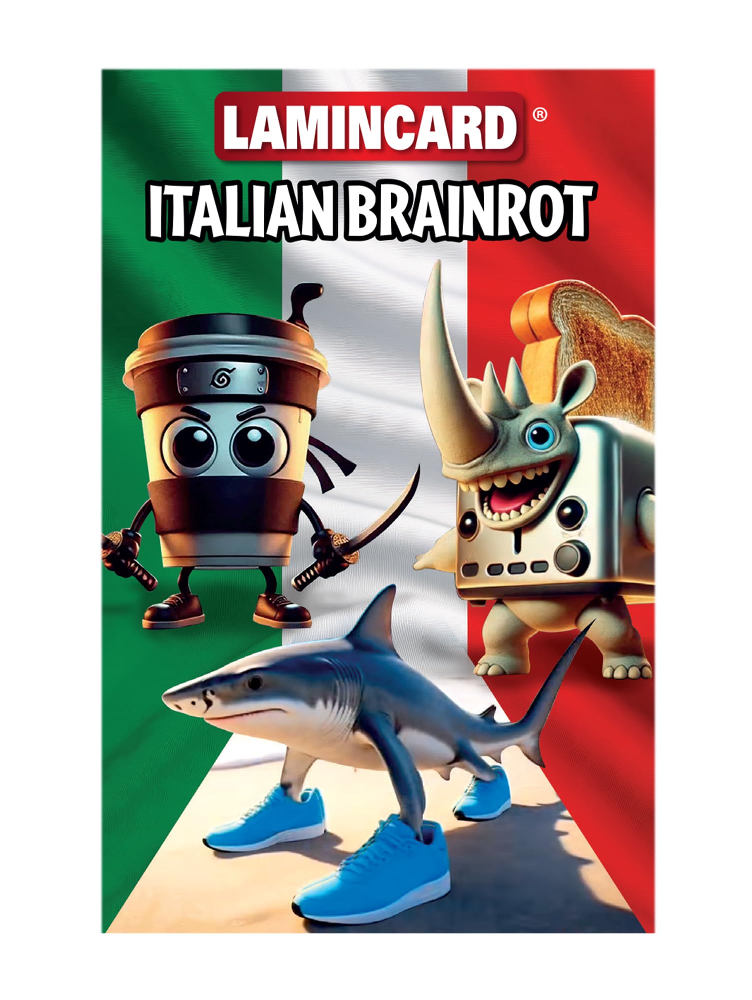 ITALIAN BRAINROT TRADING CARDS, Blue, Green, Purple With Holographic Effects