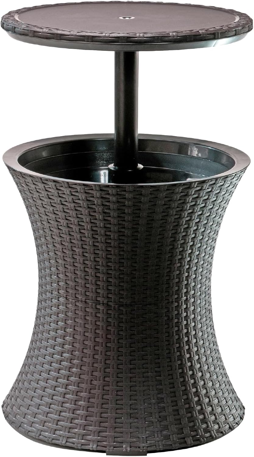 Keter Pacific Cool Bar Outdoor Patio Furniture and...