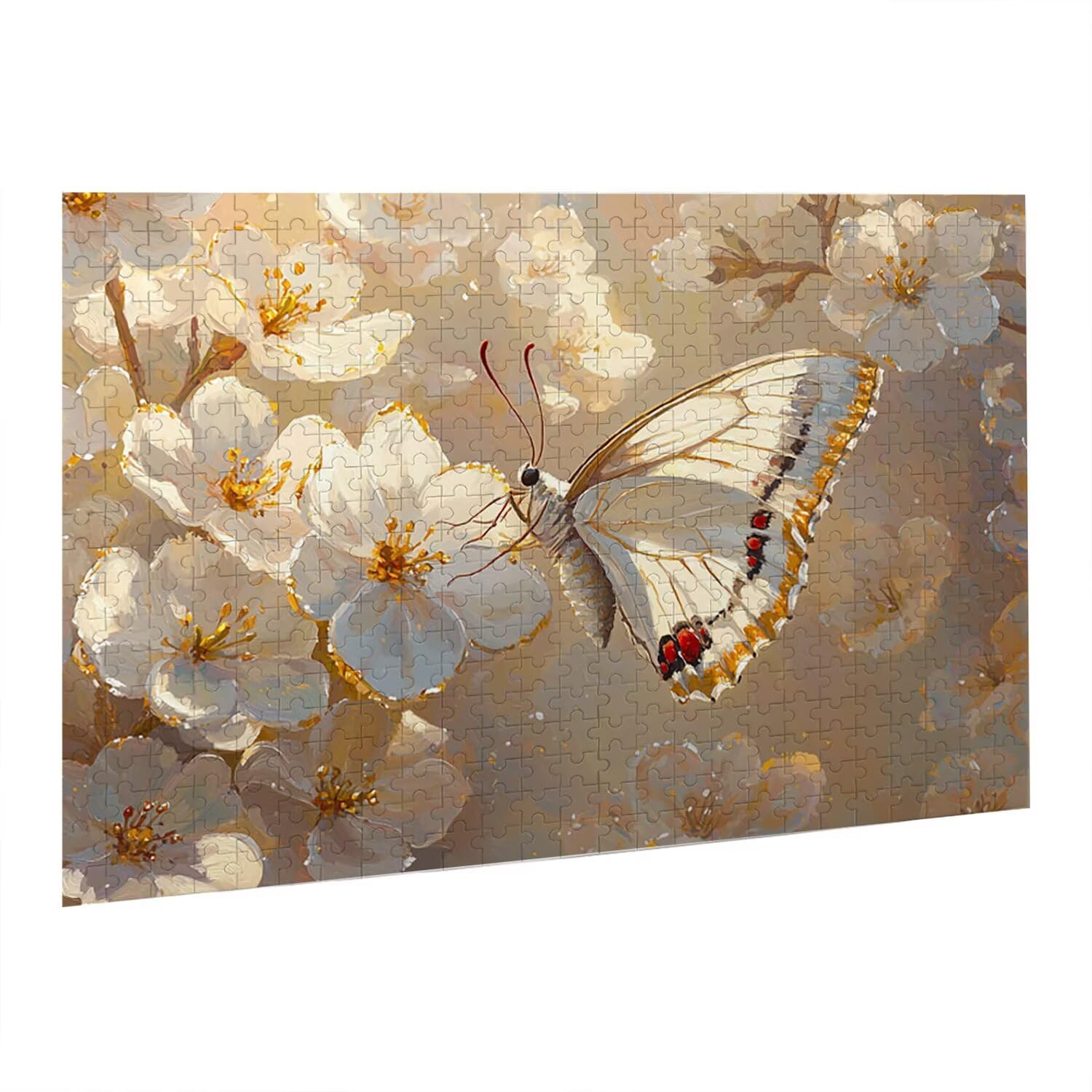 Jigsaw Puzzle, 5000 Pezzi Puzzle Classici, Farfalla Puzzle Rilassamento Intelligence, Mpossibile Difficile Puzzle Impegnativo per Adulti Puzzle Gioco Familiare, Regalo per Amore Amico Fiori fr0-1211