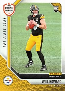 2025 Panini Instant RPS First Look Football #RPSFL-41 Will Howard Rookie Card Steelers - Only 680 made