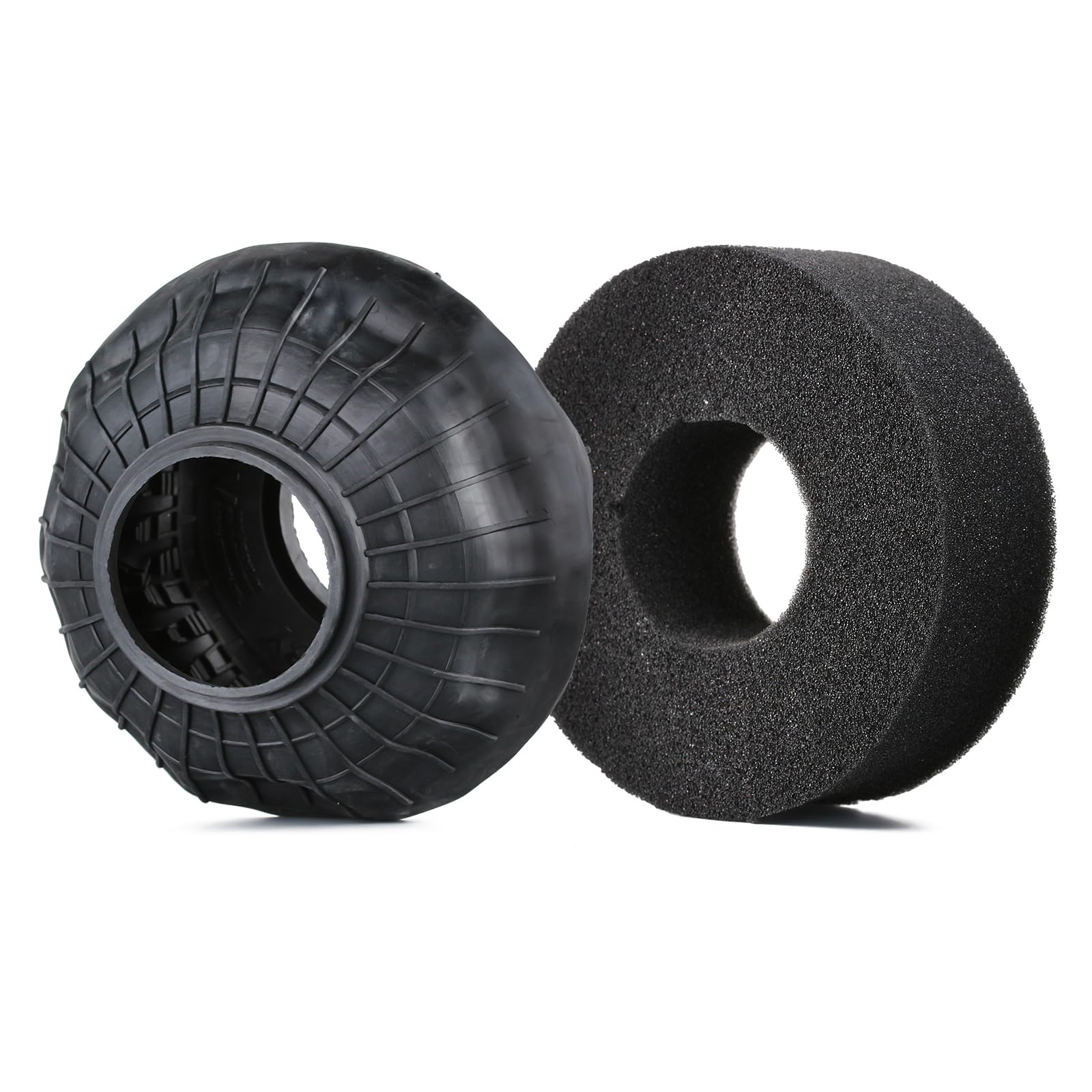 INJORA Lot 4 Pneus 2,2″ Pour RC Crawler 1/10 – 130×46 Mm, Mousse, Traction Exceptionnelle