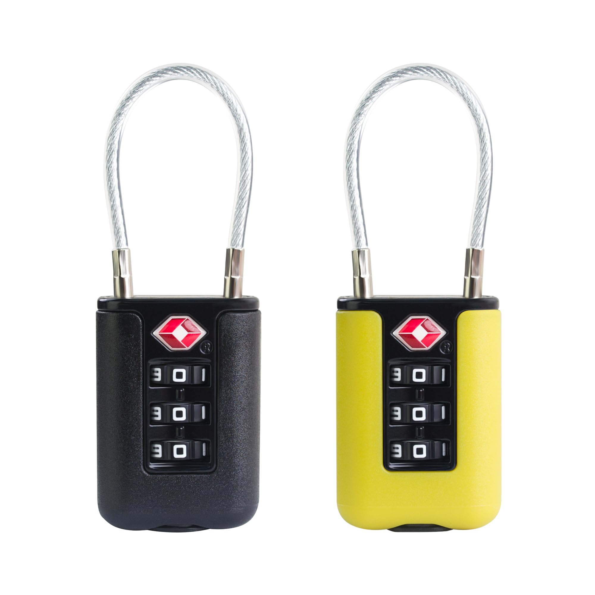 UP Security Suitcase Locks TSA Approved, 3 Digit Combination Padlock, TSA Locks for Luggage Combo Padlock with Code