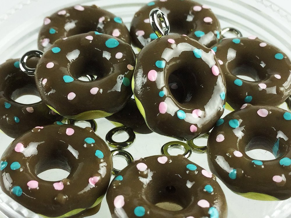 チョコ Amazon.co.jp: チャーム スイーツ ドーナツ 10個 ドーナッツ チョコ お