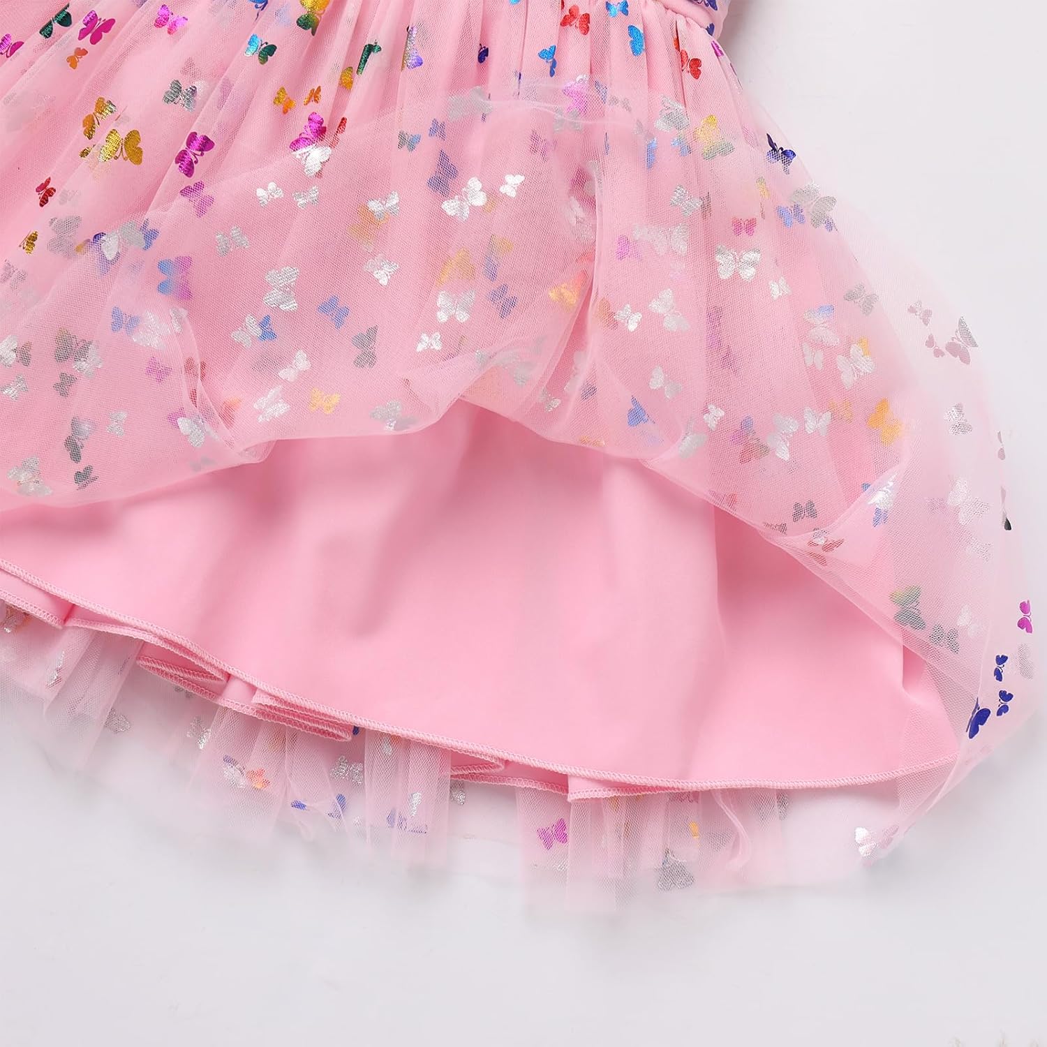 IBTOM CASTLE Toddler Baby Girl Birthday Dress Floral Sequin Tulle Tutu Dresses for Pageant Party Cake Smash Photoshoot - Image 5