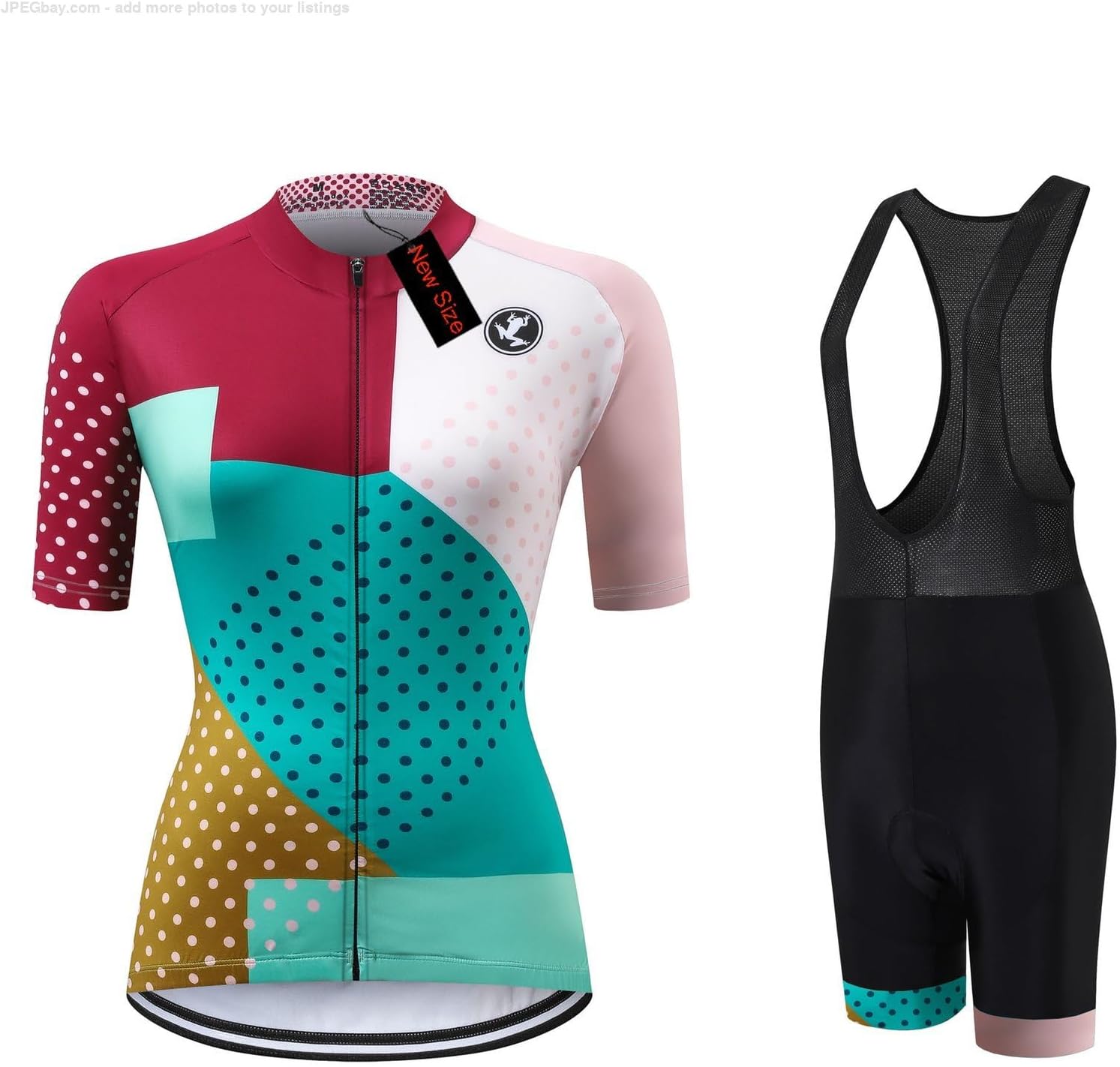 UGLY FROG FBA25 Women's Cycling Jersey Short Sleeve MTB Bike Clothing Road Bicycle Shirts Shorts Padded Pants
