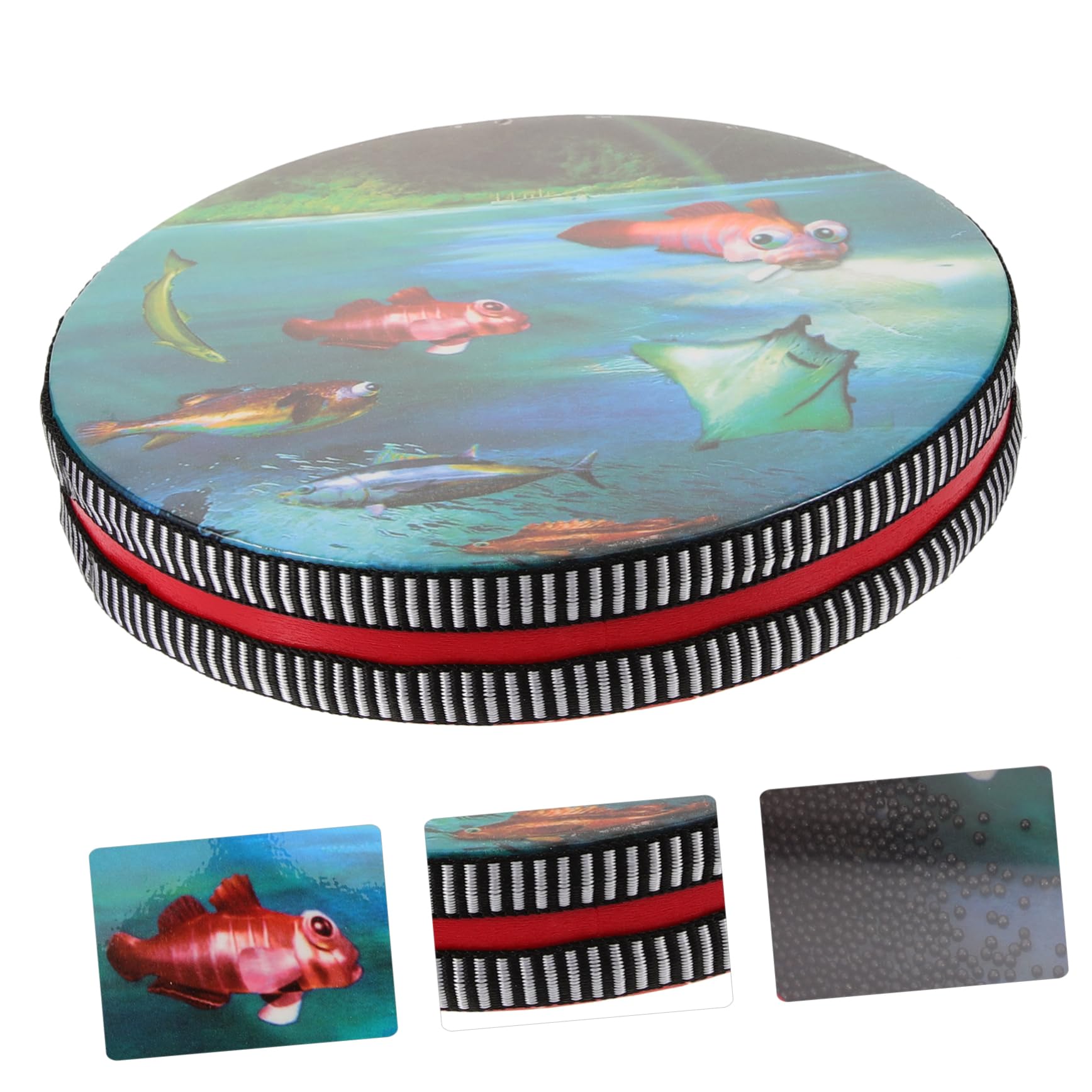 UPKOCH Ocean Drum Musical Instrument for Kids Relaxing Wave Sound Educational Percussion Toy for Toddlers and Children