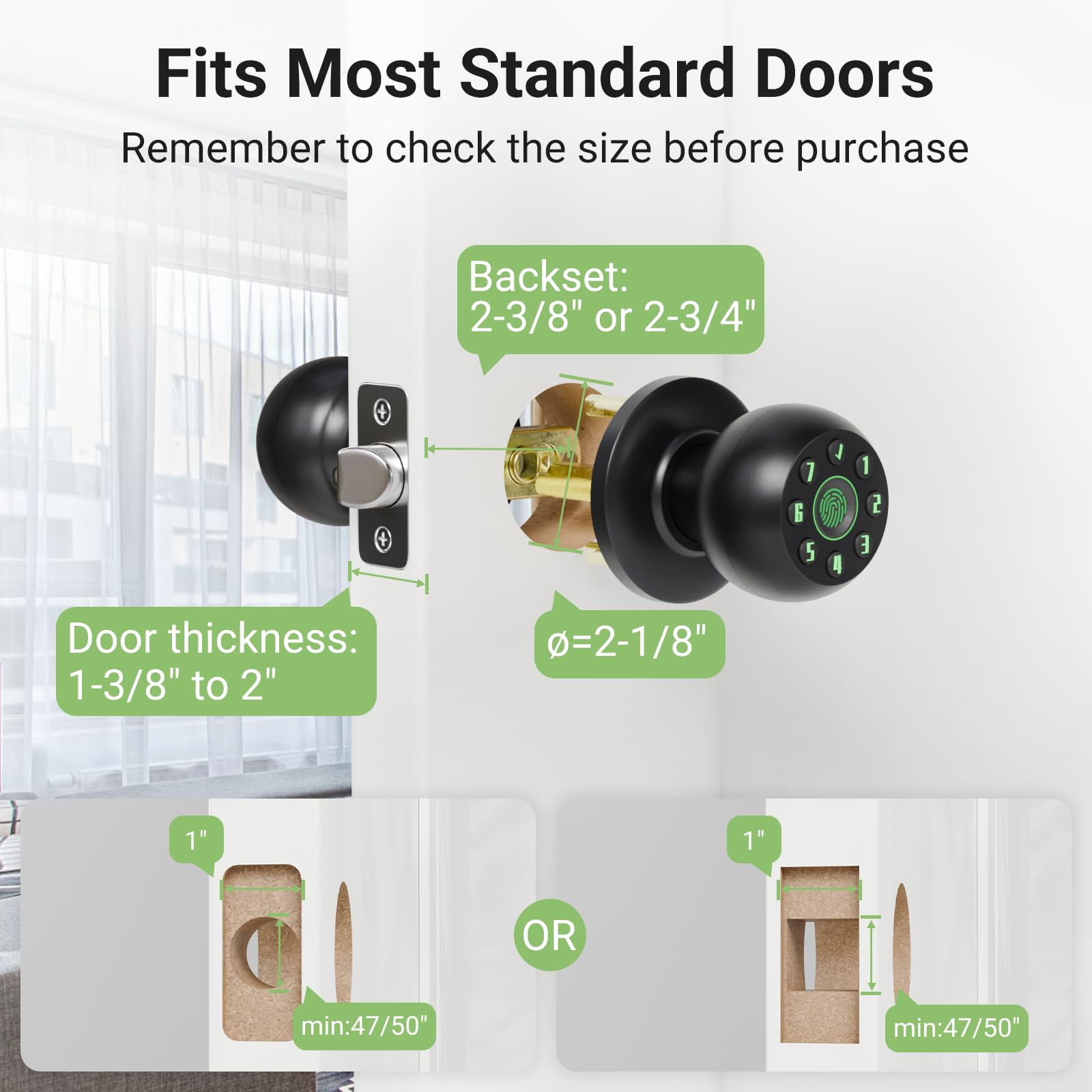 Smart Fingerprint Door Lock - Biometric Security -6