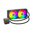 Ant Value AV240 240mm CPU Liquid Cooler/AIO - Black | Static RGB| Support Intel - LGA115X/1200/1700/1851/1366/2011/2066, AMD - FM1/FM2/AM2//AM2+/AM3/AM3+/AM4/AM5 gallery image