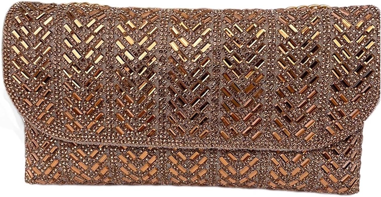 2025 Rhinestones Clutch Purses for Women Sparkly Evening Bags PU Leather Handbag for Cocktail Prom Party Wedding