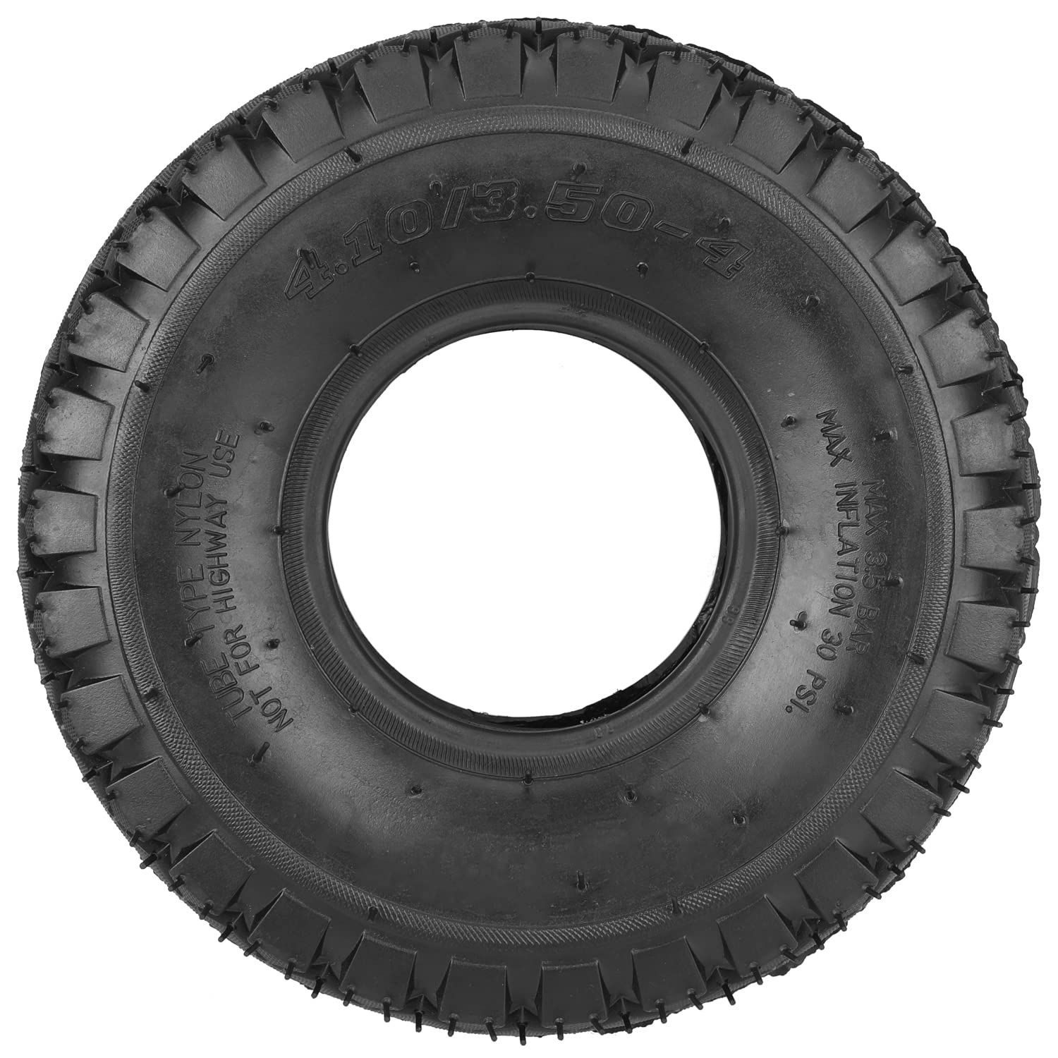 GREHUA Confezione da 2 pneumatici e camere d'aria 4.10/3.50-4 4.10-4 410-4 con valvola piegata di ricambio per tosaerba, carrelli a mano, carriole, carri, rimorchi, Go Cart, generatori, spazzaneve