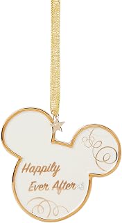 Lenox Disney Bridal Ornament, 0.18, Ivory