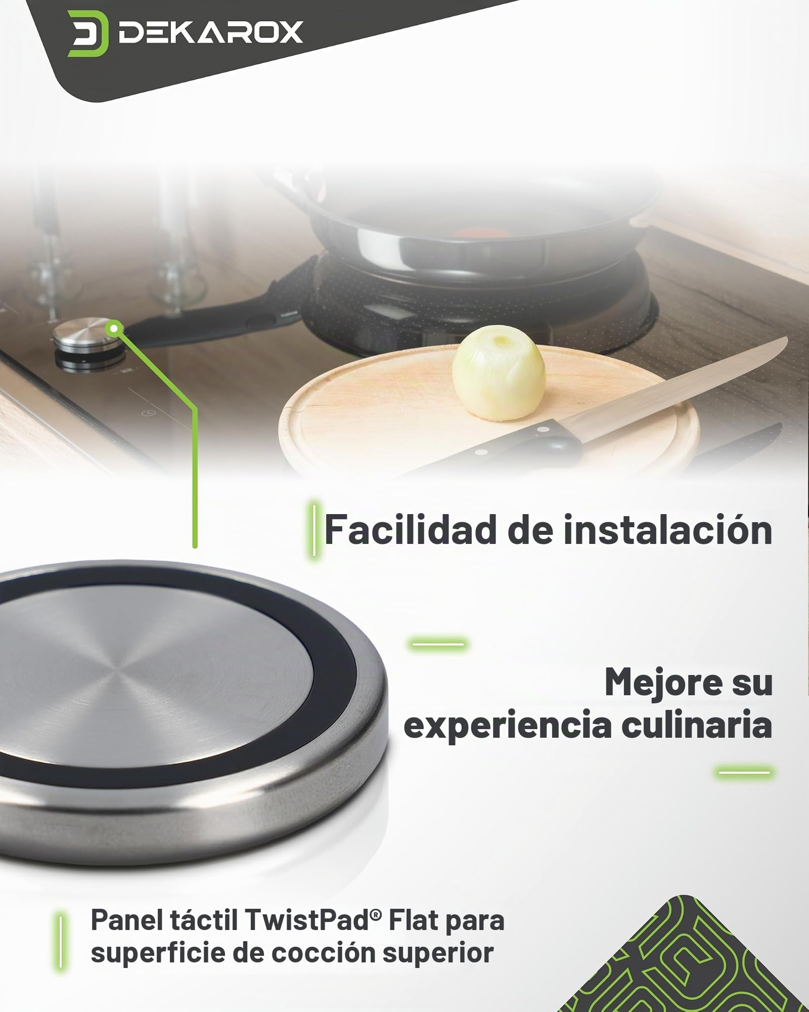 Botón giratorio TwistPad 50 mm de diámetro magnético para Neff 10004928 para placa de inducción, horno