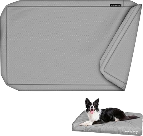 Explore Land Funda impermeable para cama de perro, de lona, lavable, funda de repuesto para jaula de 30 pulgadas, 29 pulgadas de largo x 18 pulgadas