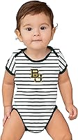 Vista 11 de Two Feet Ahead Striped Baby Bodysuit Creeper Baby Boy Clothes for Newborn infants Sizes 0-3M 6M 12M