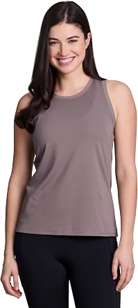 RBX Active Womens Workout Tank Top, Buttery Soft Ribbed Panel Fashion Novelty Tank for Casual Wear, Workouts, Yoga