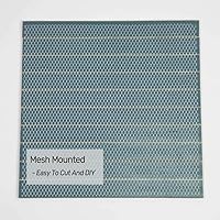 Vista 5 de Azulejo de espejo biselado, tira de espejo de 12 x 12 pulgadas, azulejos para cocina, baño, ducha, pared, 5 hojas