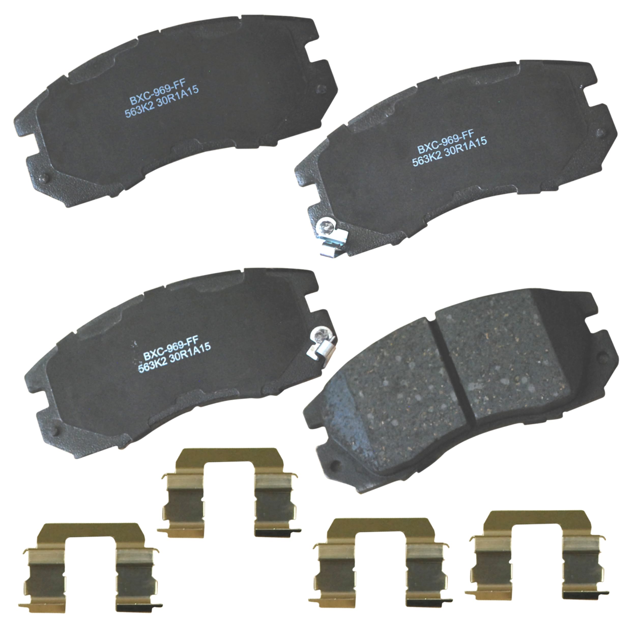 Bendix Premium SBC563K2 Ceramic Front Brake Pads for Subaru Legacy 1994-1991, Legacy 1996
