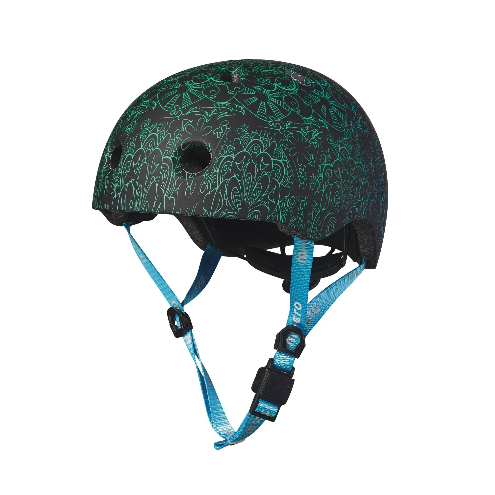 Micro® | Casco Infantil para Patinete o Bicicleta | Luz Trasera de Seguridad 3 Posiciones | Ultraligero 250 Gramos | Cierre Magnético | Niños y Niñas