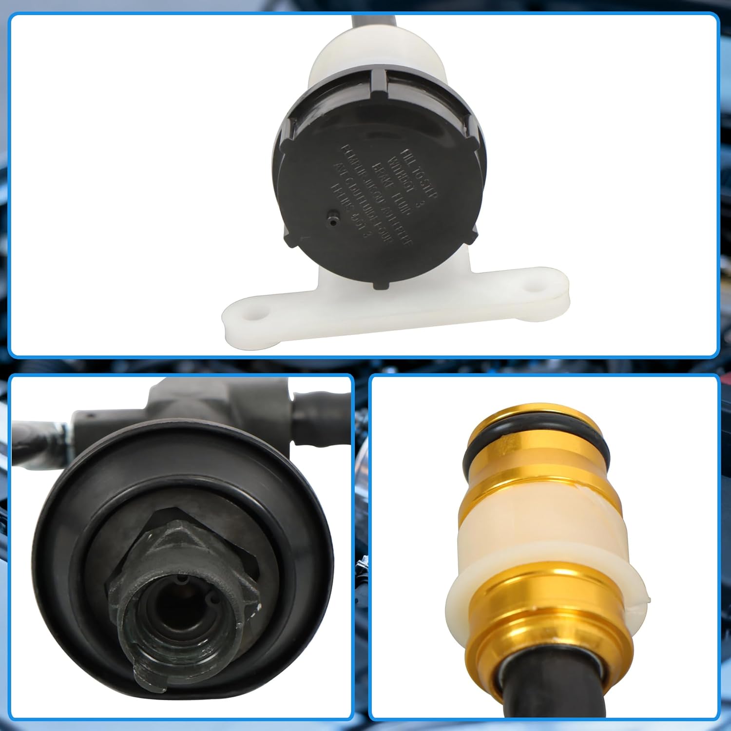 Clutch Master Cylinder & Slave Cylinder Assembly Compatible with Ford Ranger 1995-2011 Explorer 1995-2000 Mazda B2300 B2500 B3000 B4000 Navajo Pickup Replaces CC649032