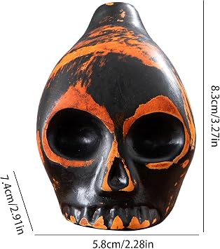 Screaming Aztec Death Whistle | Funny Whistle | Skull Cool Screaming Sound Prop Decor for Holiday Kids Adults Halloween Fun and Atmosphere
