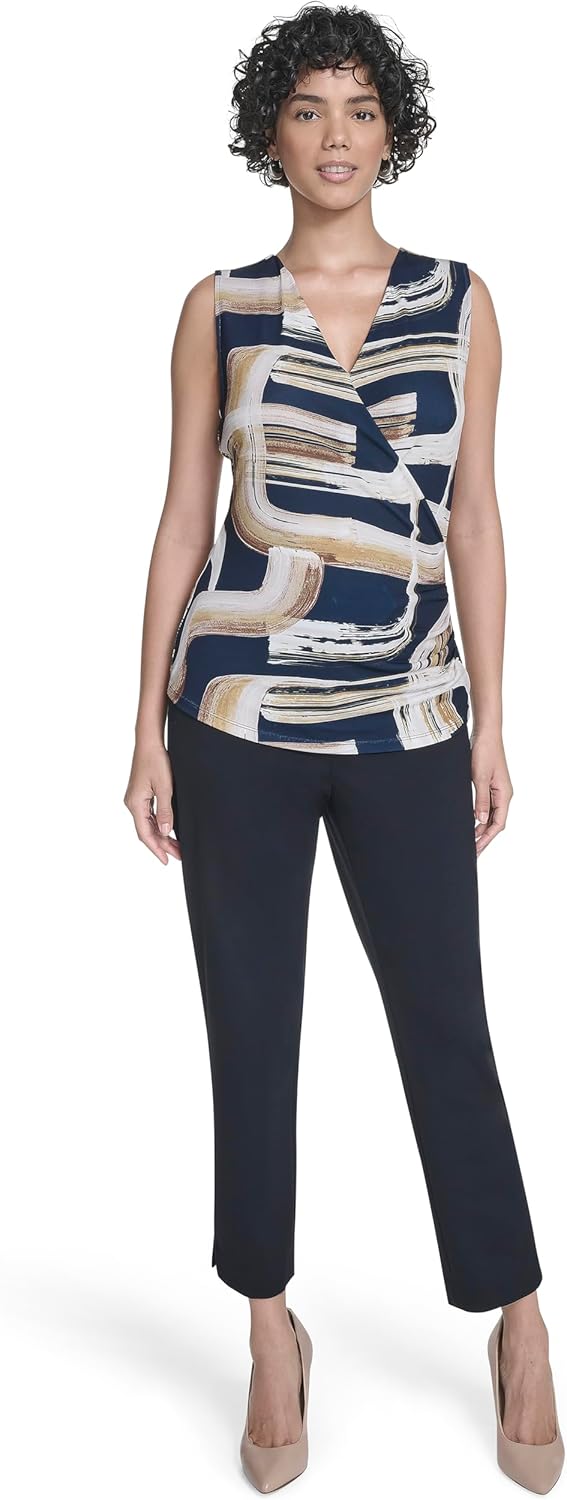 Calvin Klein Womens Soft Everyday Basic Blouse - Image 2