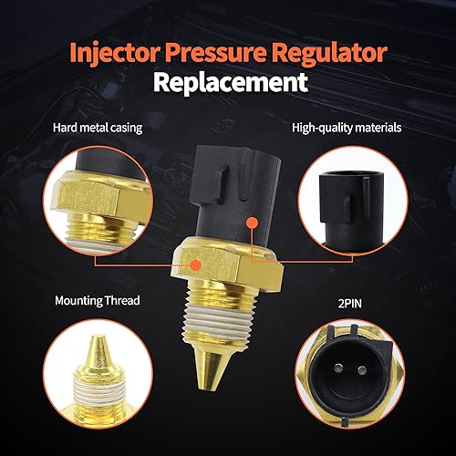 Miniatura 4 de HiSport Sensor de temperatura del refrigerante del motor  Compatible con Ford Lincoln Mercury reemplaza 250791B020 ZZL018707 9U2Z12A648A