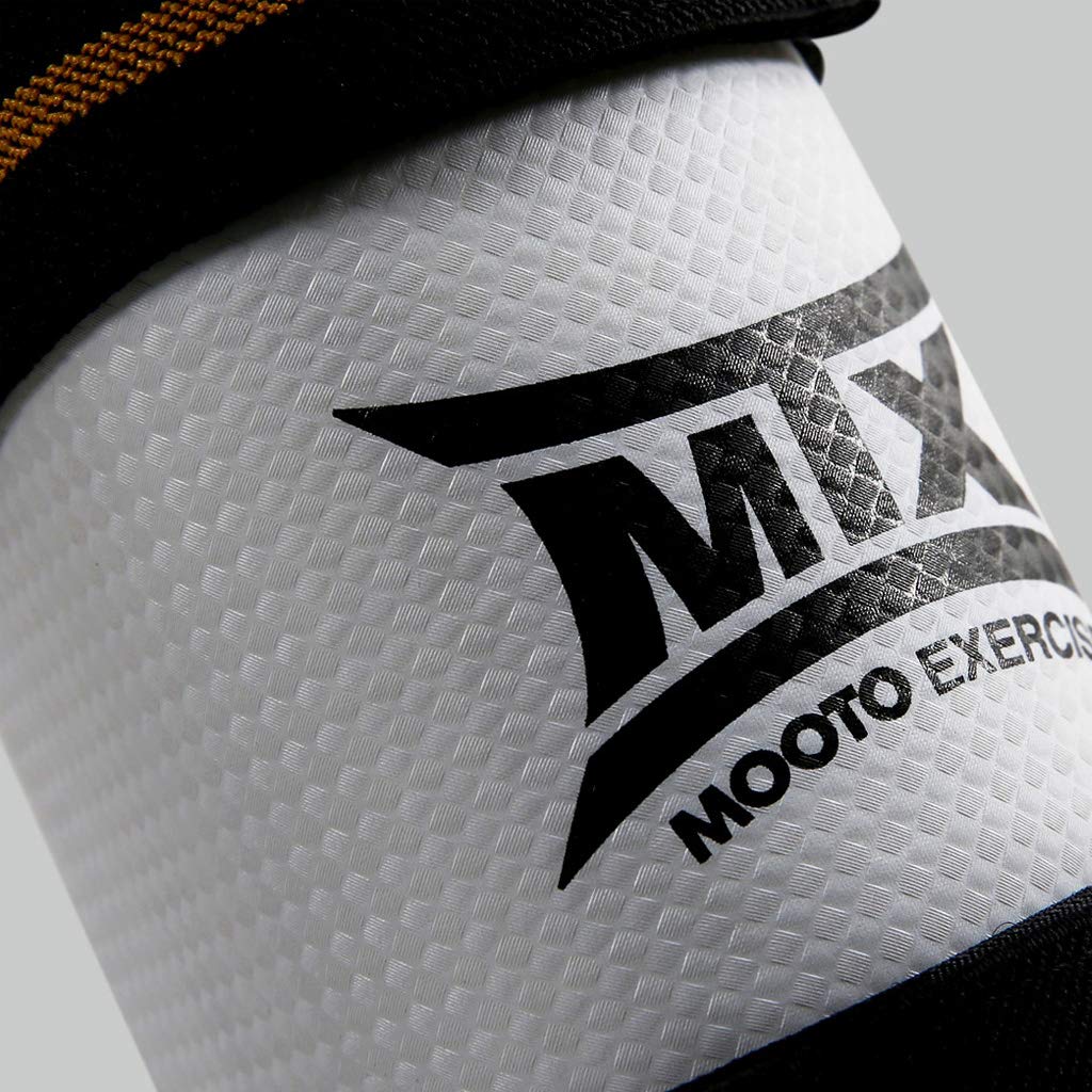 MOOTO MTX Taekwondo Forearm Protector WTF Approved TKD Guard Black & White XS to XL (S)