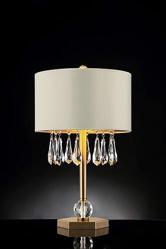 Miniatura 3 de OK Lighting AZOK5160T - Lámpara de mesa con abrazadera (29", latón)