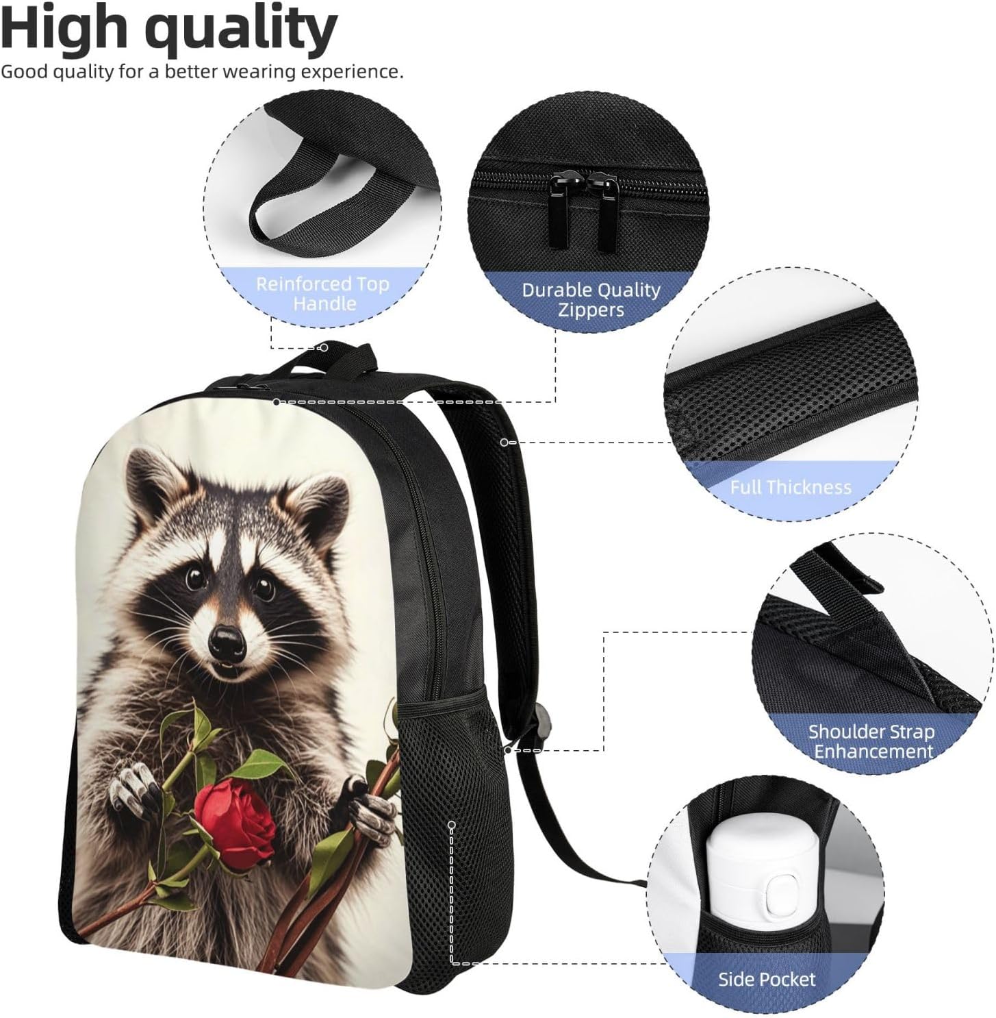 Travel Backpack Lightweight Laptop Backpack Shoulder Bag Casual Daypack image 4