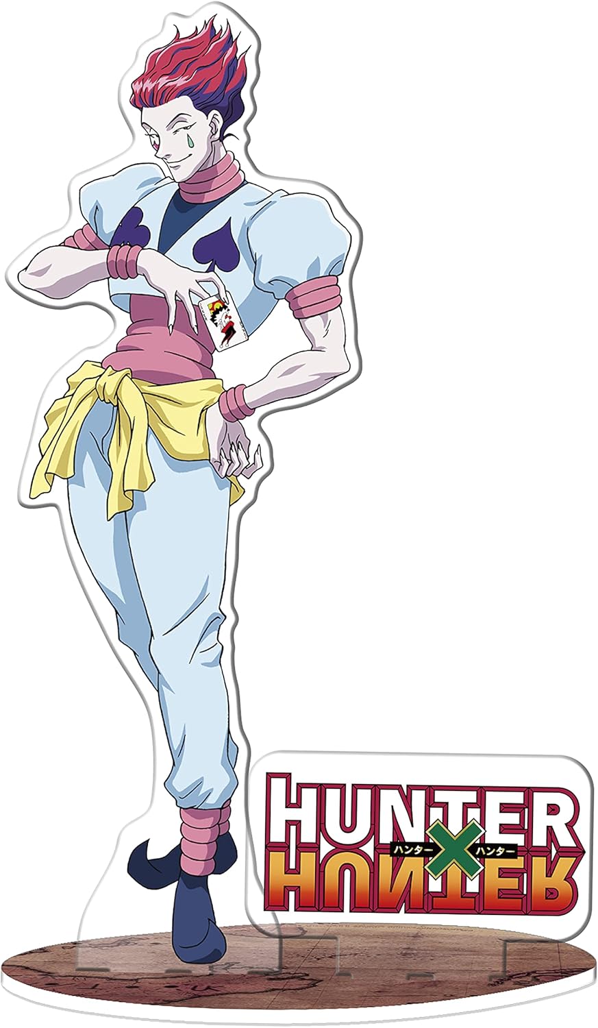 ABYSTYLE Hunter X Hunter Hisoka Morow Acryl® Stand Figure 4" Tall Anime Manga Desktop Accessories Merch Gift