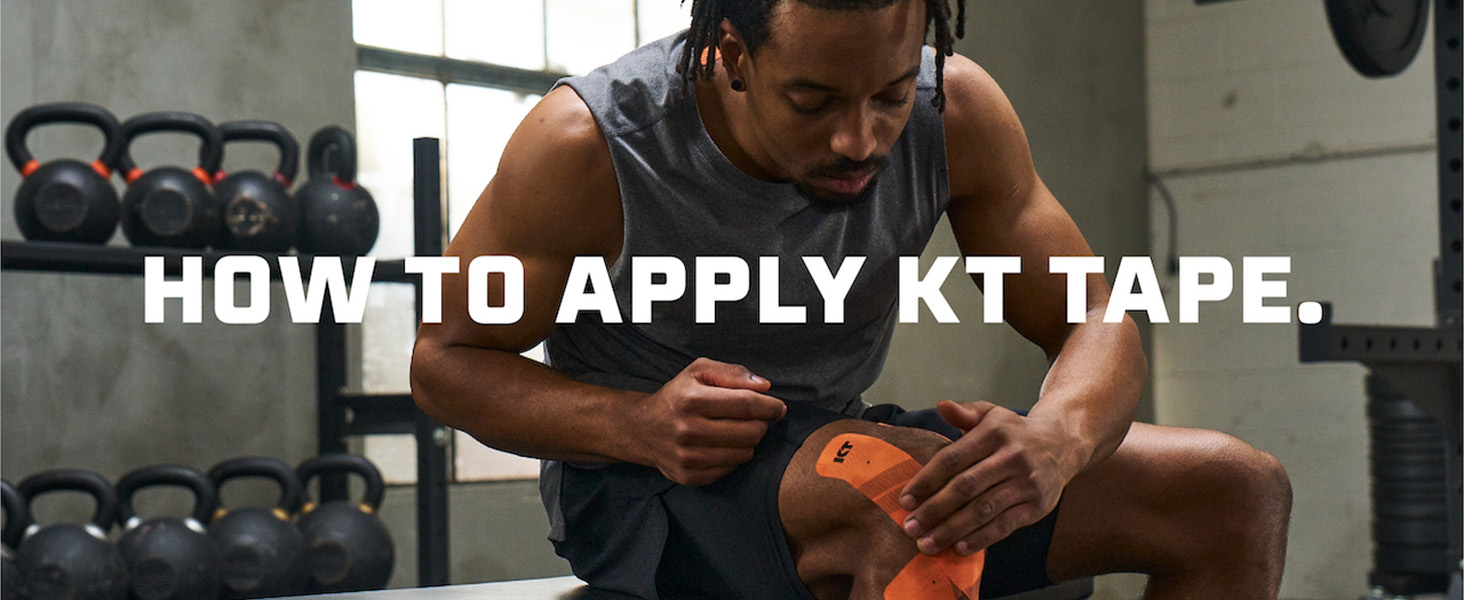 KT Tape, Original Cotton, Elastic Kinesiology Athletic Tape, 20 Count, 10” Precut Strips