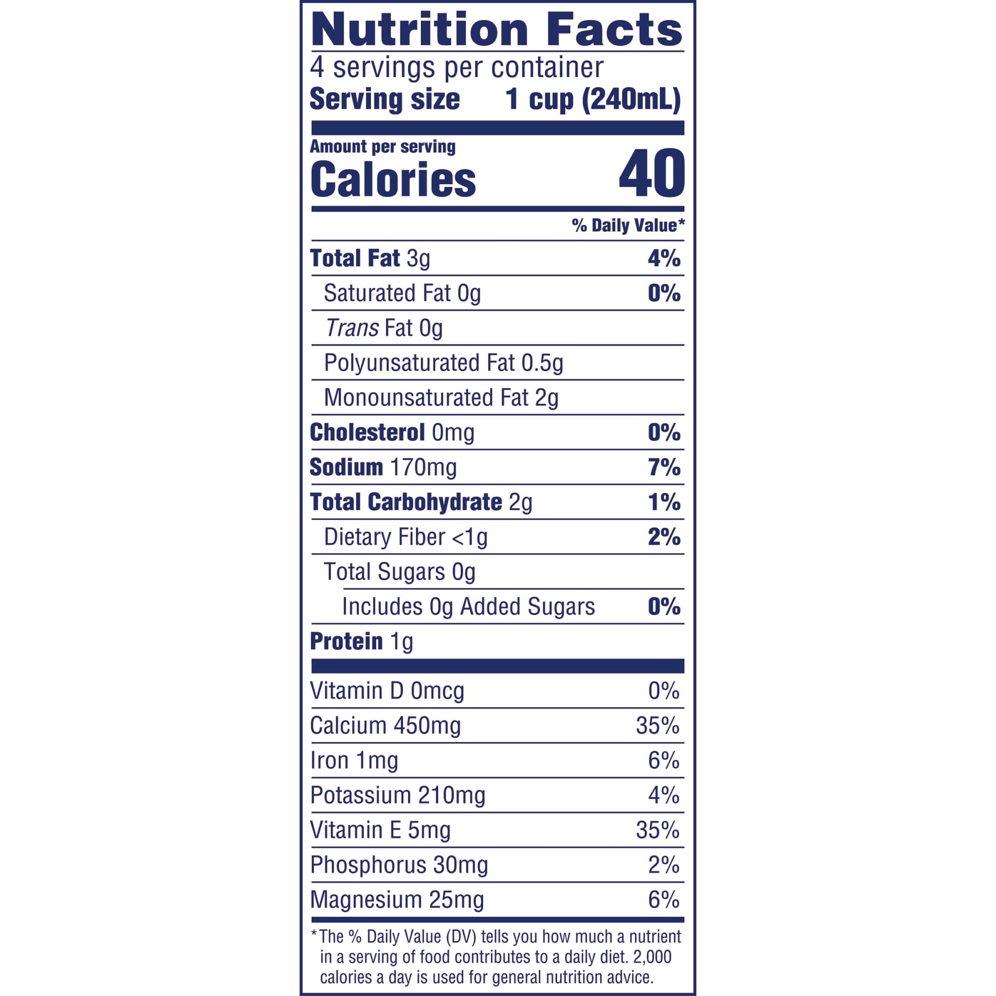 Almond Breeze Dairy Free Almondmilk, Unsweetened Chocolate, 32 FL OZ